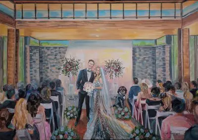 Live Wedding portrait by Olga Pankova