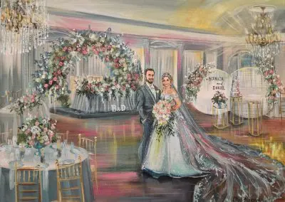 Live Wedding portrait by Olga Pankova
