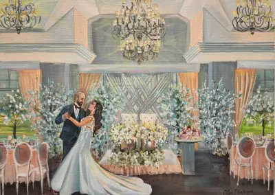 Live Wedding portrait by Olga Pankova