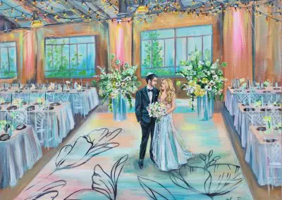 Live Wedding portrait by Olga Pankova