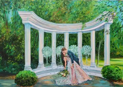 Live Wedding portrait by Olga Pankova