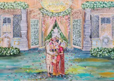 Live Wedding portrait by Olga Pankova