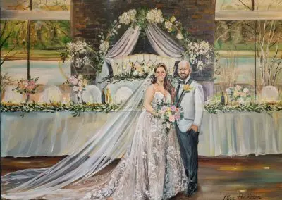 Live Wedding portrait by Olga Pankova