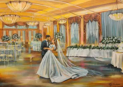 Live Wedding portrait by Olga Pankova