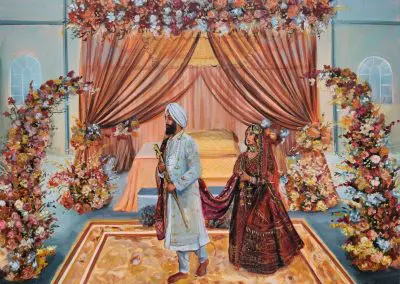 Live Wedding portrait by Olga Pankova