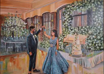 Live Wedding portrait by Olga Pankova