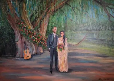 Live Wedding portrait by Olga Pankova