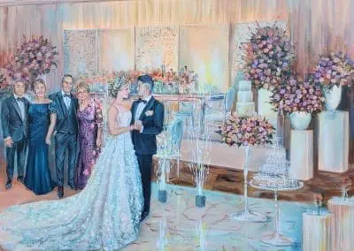 Live Wedding portrait by Olga Pankova