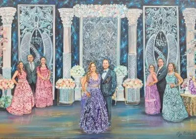 Live Wedding portrait by Olga Pankova