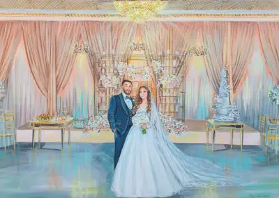 Live Wedding portrait by Olga Pankova