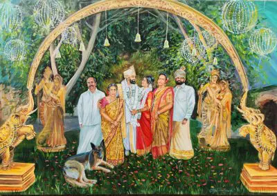 Live Wedding portrait by Olga Pankova
