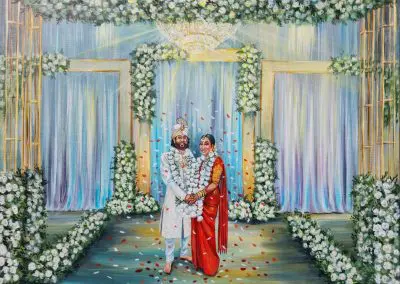 Live Wedding portrait by Olga Pankova