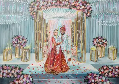 Live Wedding portrait by Olga Pankova