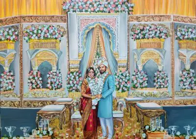 Live Wedding portrait by Olga Pankova