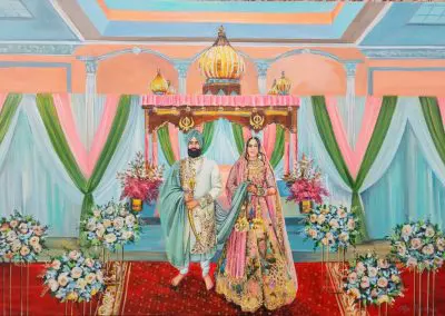 Live Wedding portrait by Olga Pankova