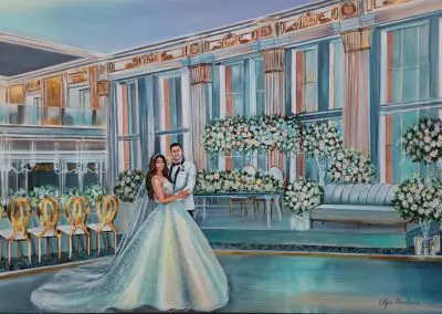 Live Wedding portrait by Olga Pankova