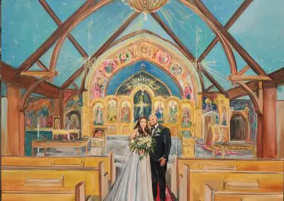 Live Wedding portrait by Olga Pankova