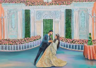 Live Wedding portrait by Olga Pankova