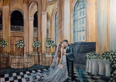 Live Wedding portrait by Olga Pankova