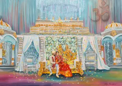 Live Wedding portrait by Olga Pankova