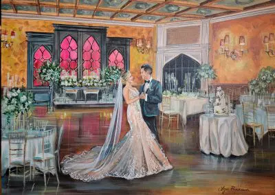 Live Wedding portrait by Olga Pankova