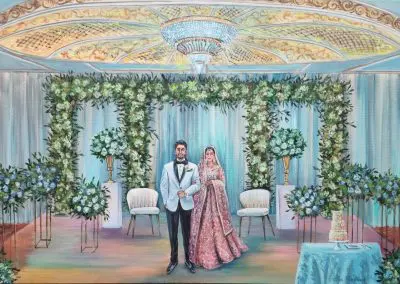 Live Wedding portrait by Olga Pankova