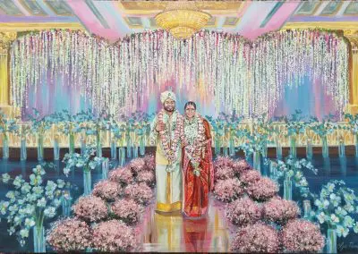 Live Wedding portrait by Olga Pankova