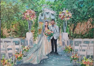 Live Wedding portrait by Olga Pankova