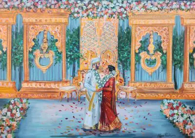 Live Wedding portrait by Olga Pankova