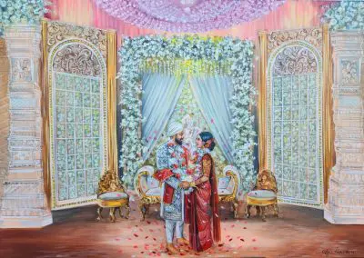 Live Wedding portrait by Olga Pankova