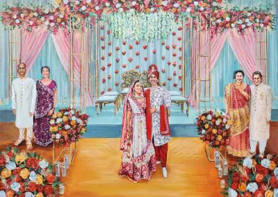 Live Wedding portrait by Olga Pankova