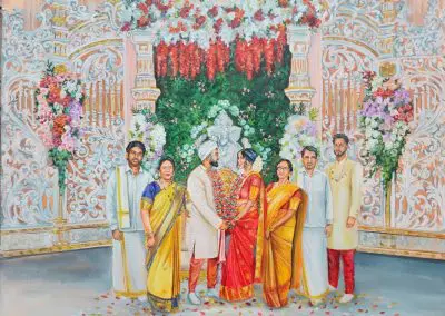 Live Wedding portrait by Olga Pankova