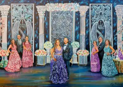 Live Wedding portrait by Olga Pankova