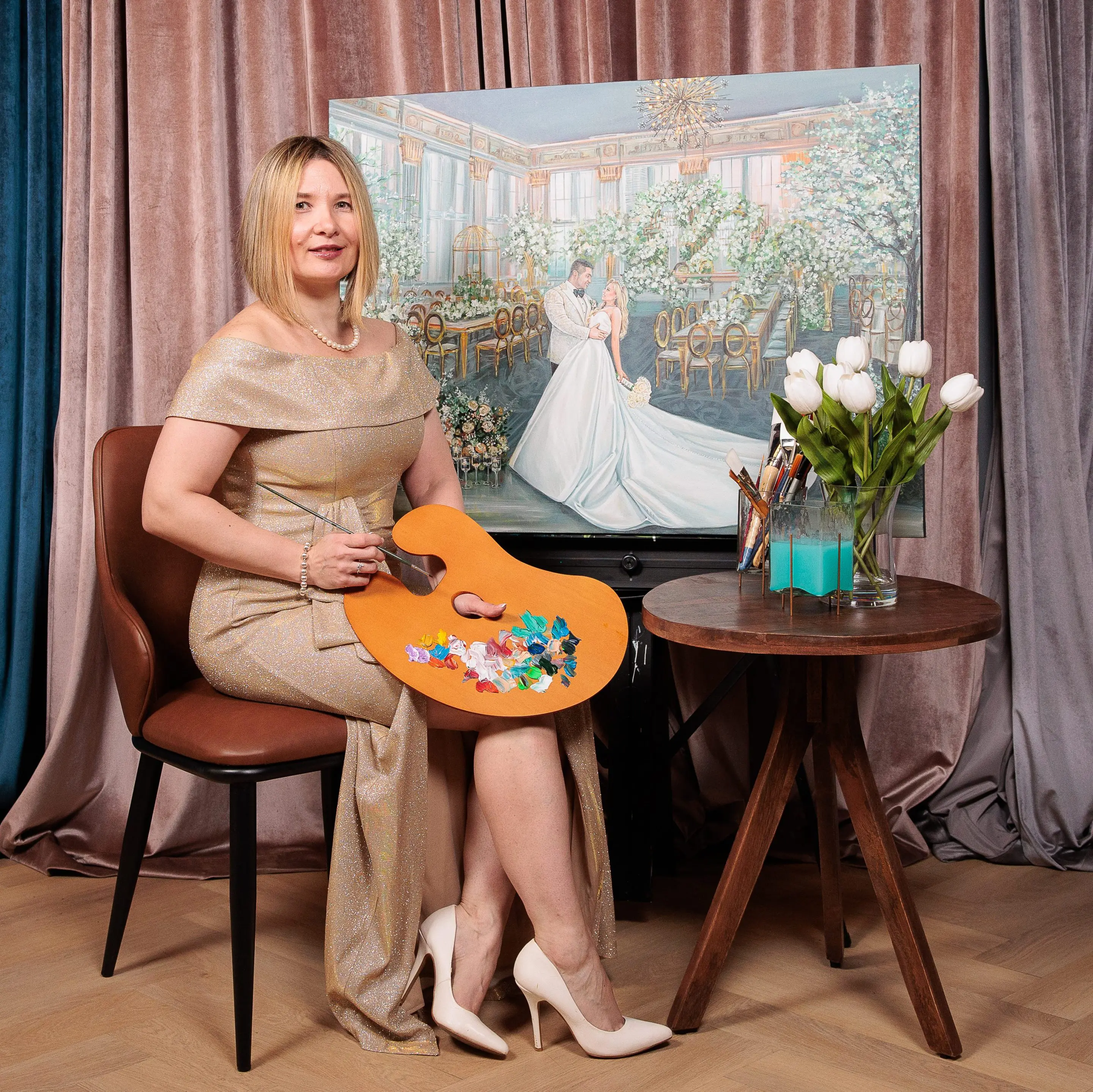 About Live Wedding Painter Olga Pankova